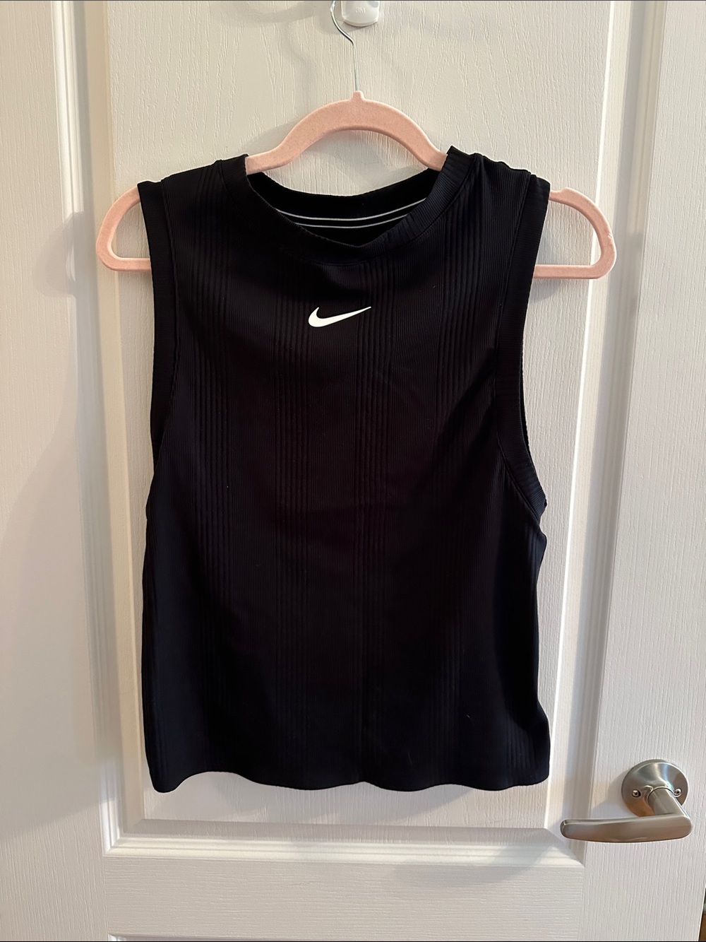 Black Nike sleeveless work top
